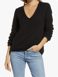 2. Treasure & Bond V-Neck Sweater (1)
