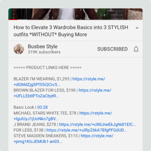 Youtube-DescriptionLinks