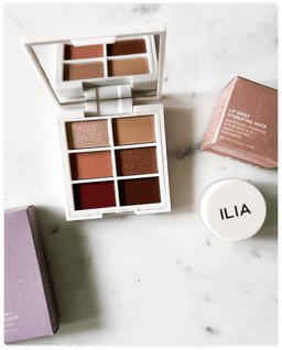 ILIA Lip Wrap Treatment Mask and The Necessary Eyeshadow Palette