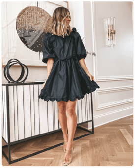 En Saison Ruffle Mini Dress