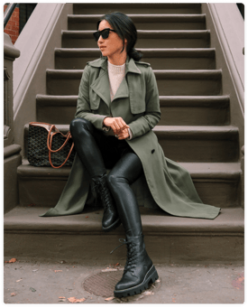 Green Trench Coat