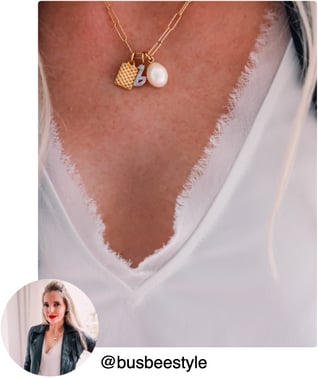 Paperclip necklace and charms
