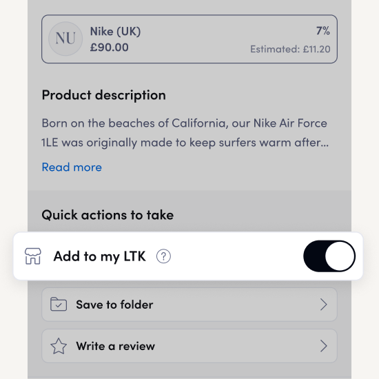 UK Add to LTK-COPILOT