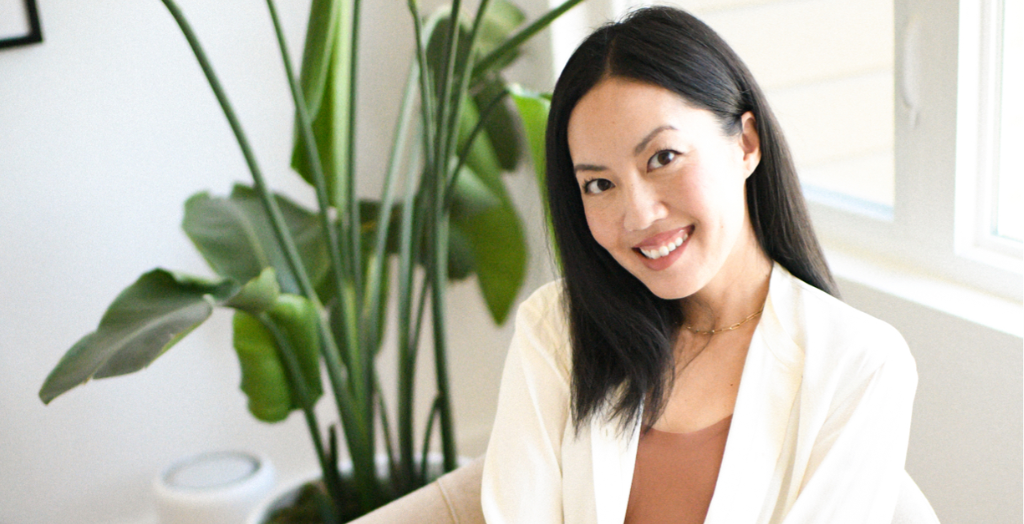 Brand marketer is smiling after a successful influencer marketing campaign. 