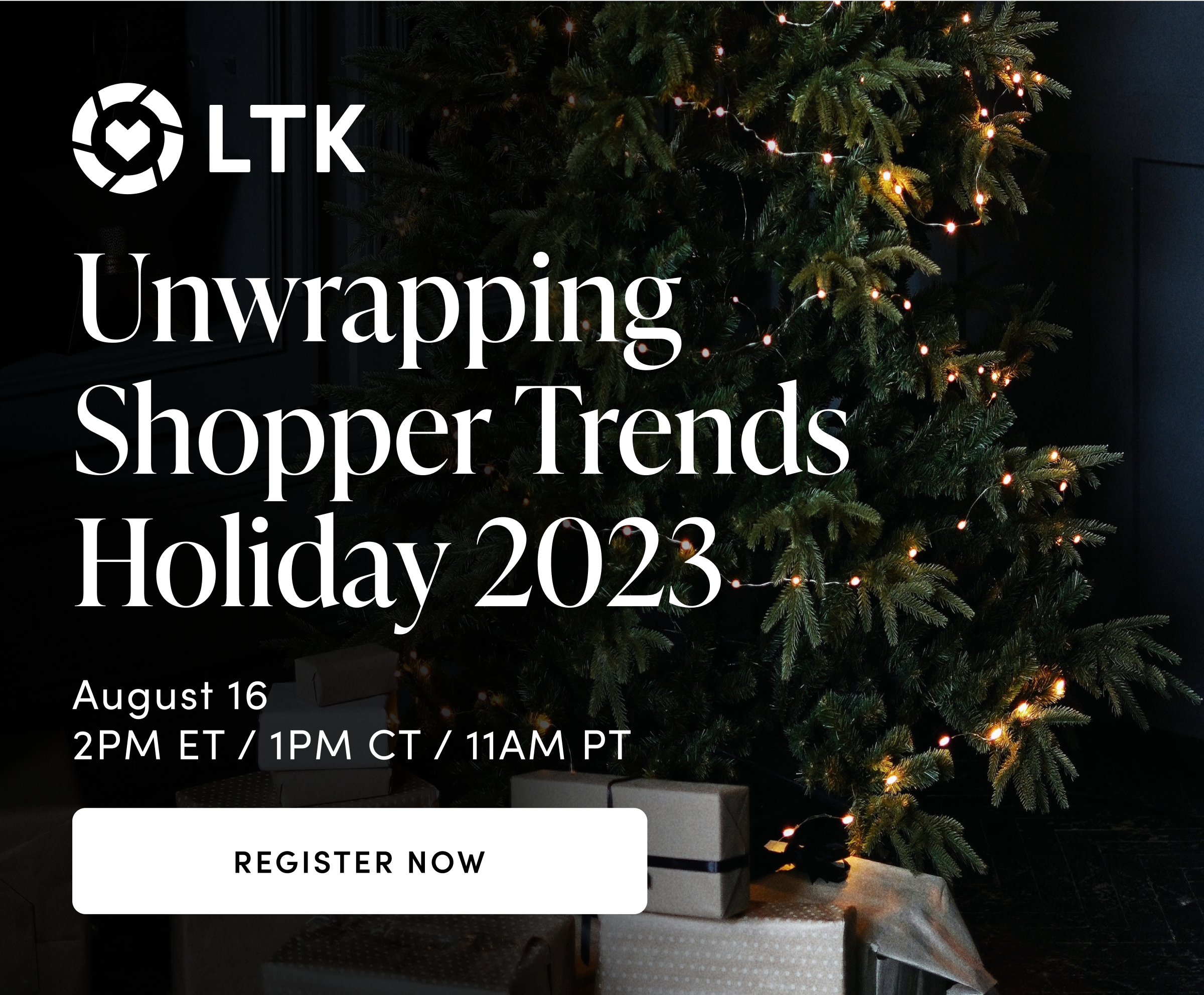 Unwrapping Shopper Trends Holiday 2023 - August 16 2PM ET / 1PM CT / 11AM PT - REGISTER NOW